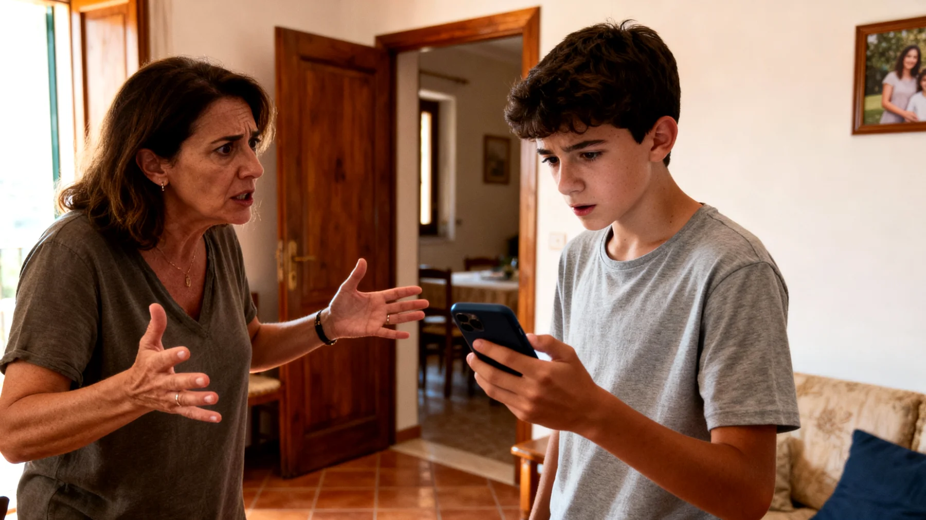 I genitori faticano a gestire l'uso eccessivo di smartphone, videogiochi e social media da parte dei figli adolescenti, creando conflitti quotidiani sulla limitazione del tempo schermo e difficoltà nel trovare un equilibrio tra controllo e fiducia"